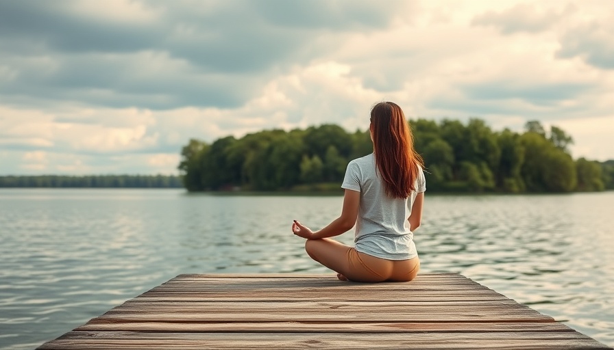 Woman meditating by lake, reflecting on rules of meditation for athletes