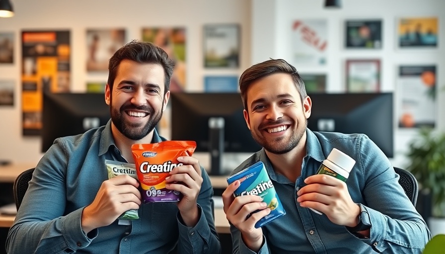Two men in a video call discussing Creapure Creatine benefits.