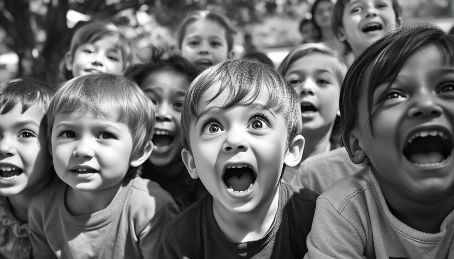 Kids expressing wonder and energy, questioning life.