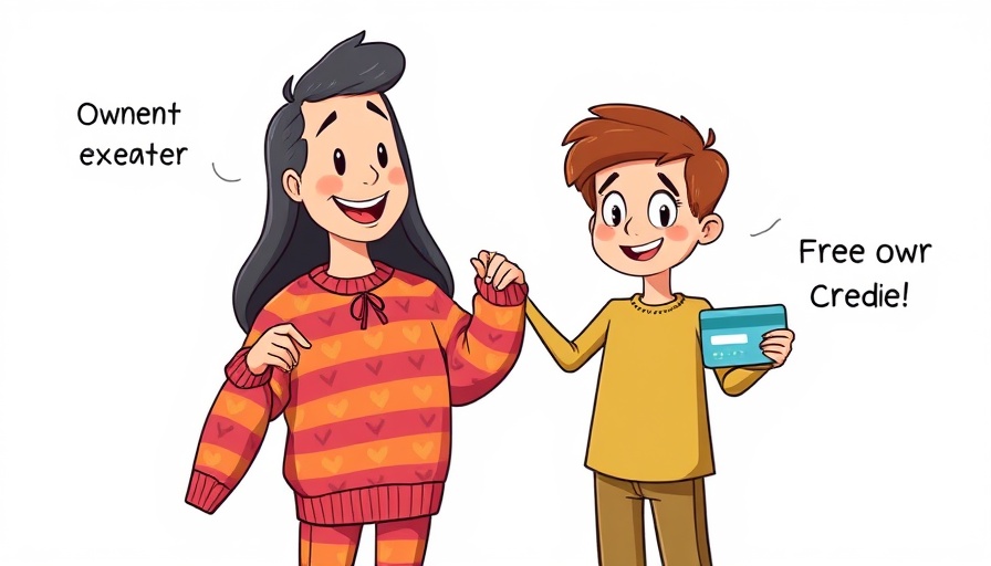 Humorous cartoon of wellness lifestyle balance as parent and child shop