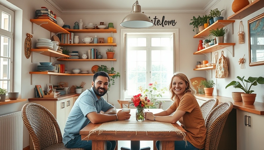 Colorful Home Design for Wellness: Cozy dining area with vibrant decor.