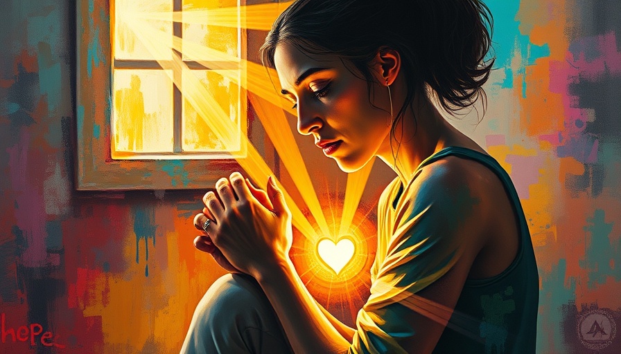 Rebuilding Yourself After Divorce: Vivid emotional painting of hope and healing.