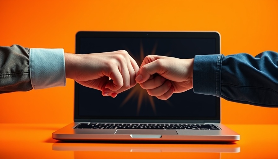 Collaborative digital fist bump illustrating marketing automation workflow migration.