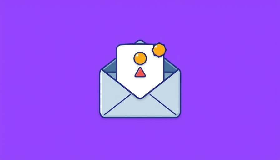 Illustration of email icon highlighting machine learning in email marketing.