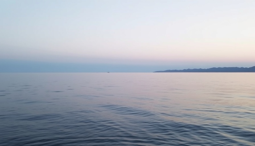 Serene coastal landscape at dusk, capturing tranquility and finding peace.