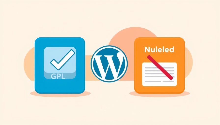 Illustration showcasing the difference between GPL and Nulled WordPress plugins