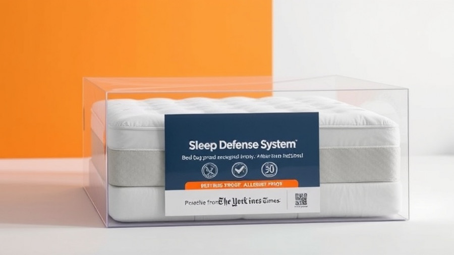 Best bed bug mattress encasements packaging with accolades.
