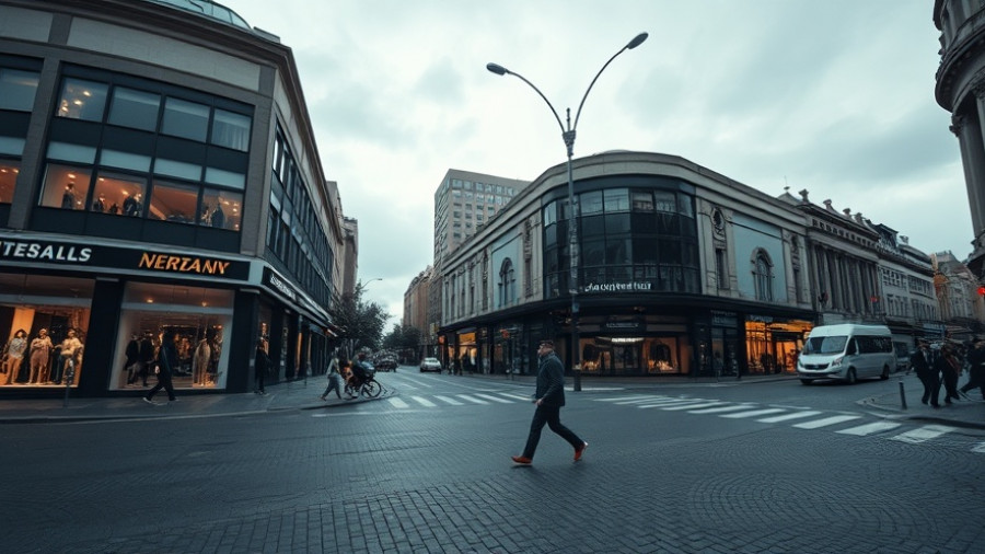 Street corner by-law enforcement in Joburg CBD, pedestrian crossing, urban scenery.