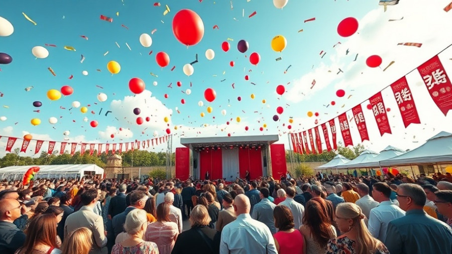 Ideal Scientology Mission Sacramento celebration event with crowd.