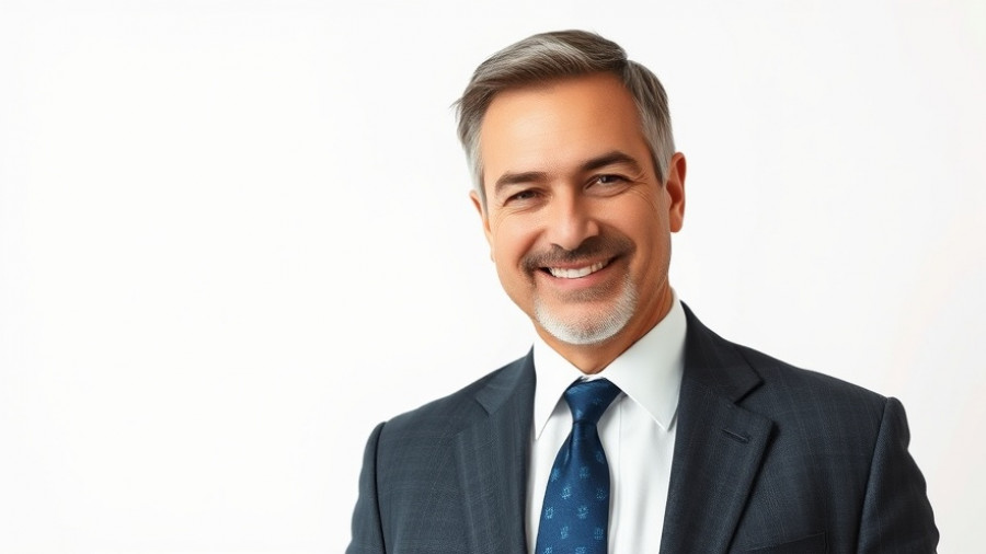 Professional man in suit representing flexible education in South Africa.