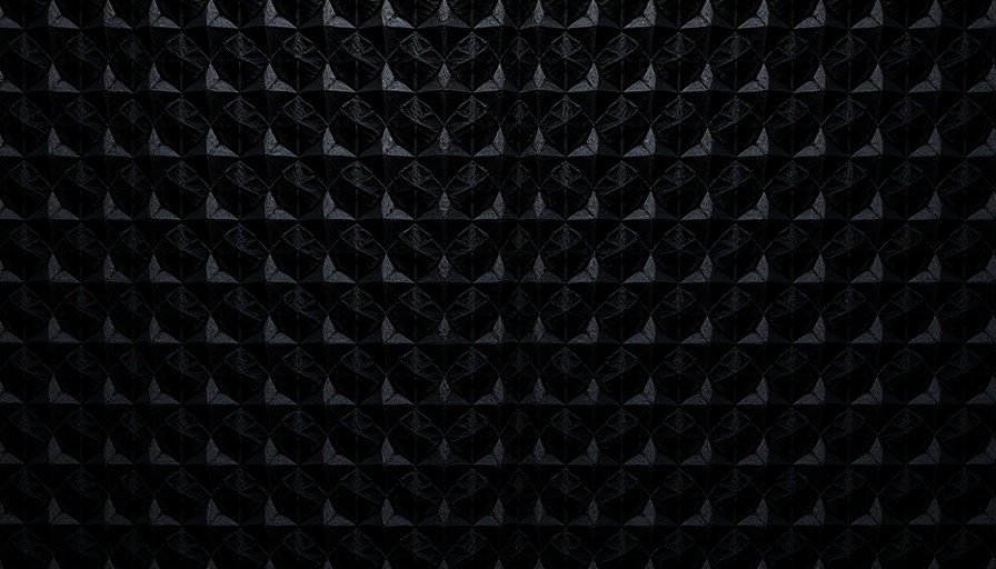 Carbon Black Market intricately patterned diamond texture.