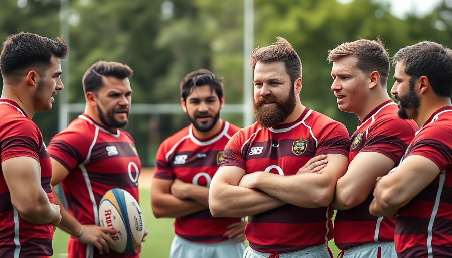 Rugby players strategize on field, Sharks return to action.