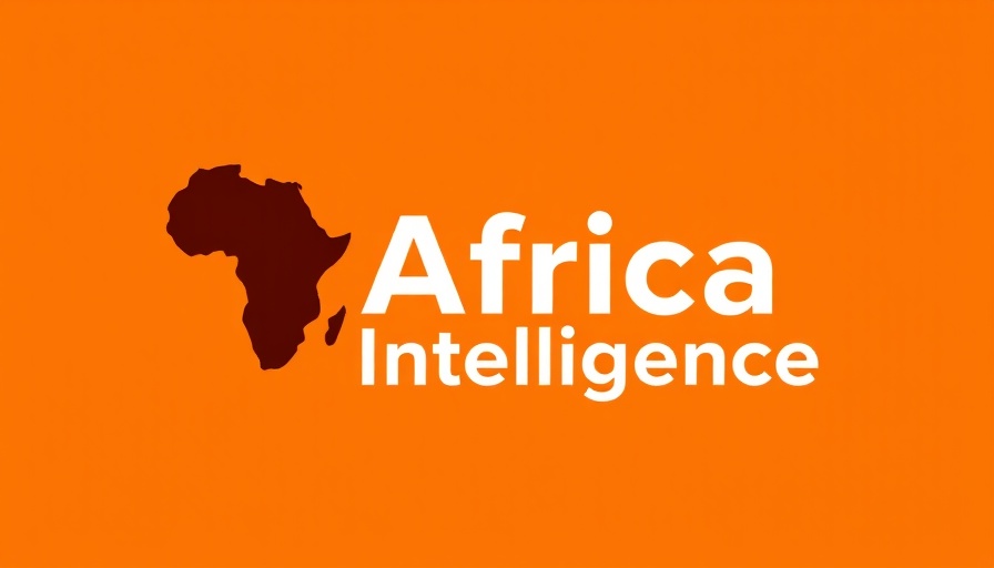 Africa Intelligence logo on orange background.