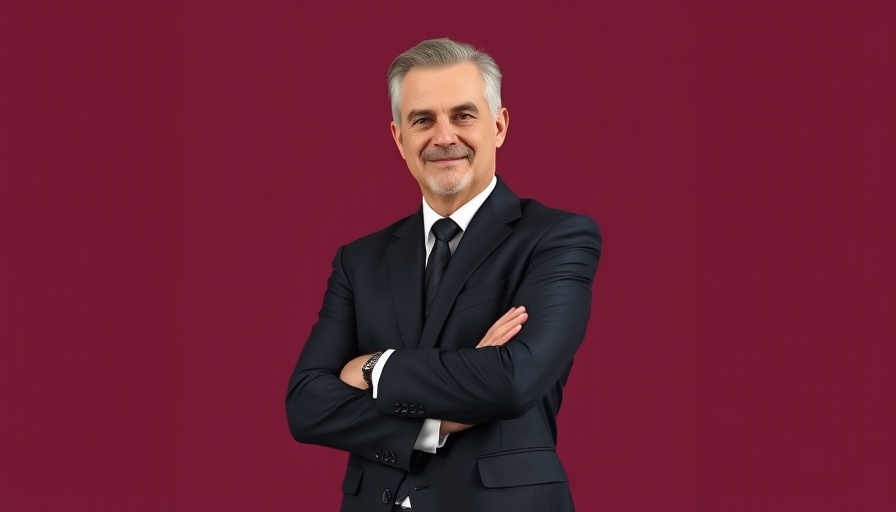 Middle-aged man in a black suit leveraging an MBA or DBA