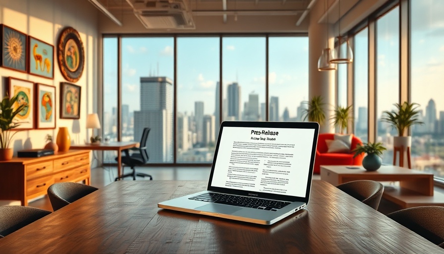 Modern office with city view and laptop highlighting private institutions in higher education.