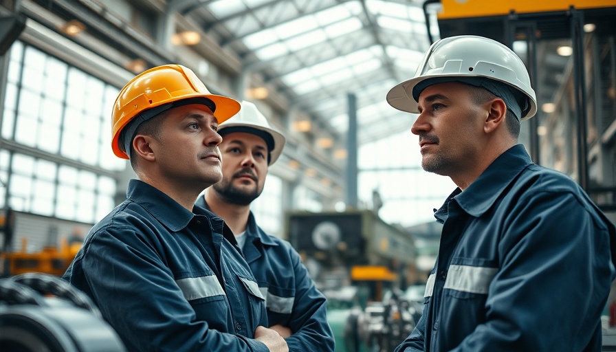 Manufacturing workers overseeing machinery to increase measurement accuracy.