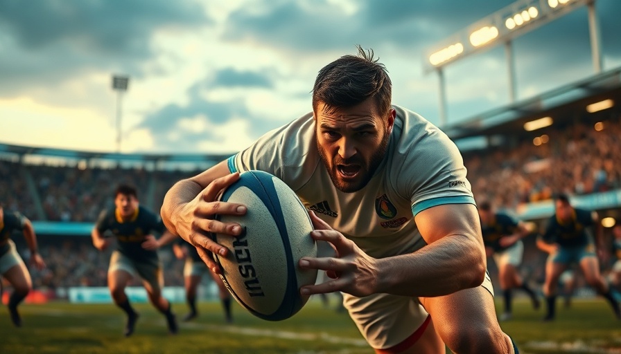 Rugby player in action during Stormers playoff push in lively match.