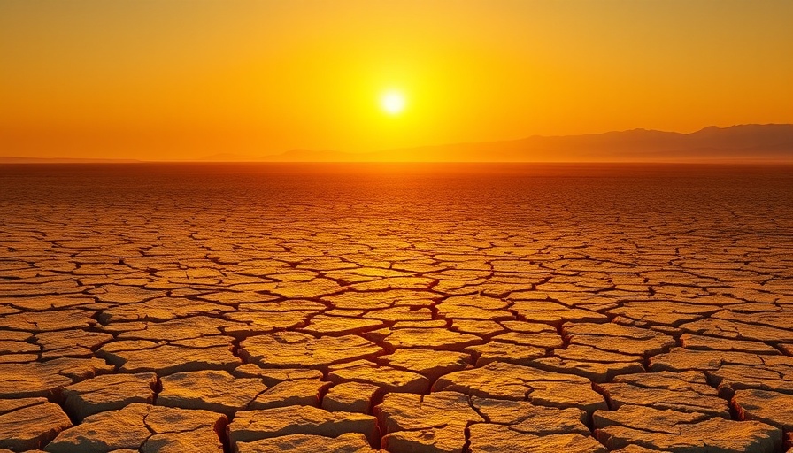 Parched earth landscape symbolizing UN food agency Joburg office closure.