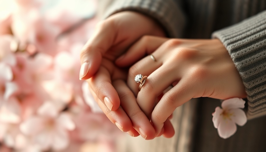 Tender hands with wedding ring symbolizing relationship savers.