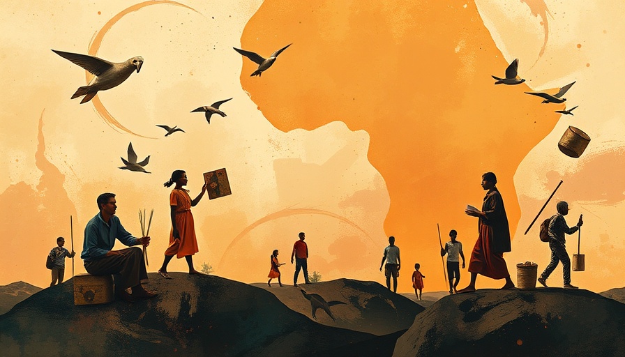 Conceptual image illustrating USAID impacts in Southern Africa