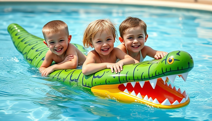Kids enjoying summer activities at the pool, health challenges for kids rights toolkit.