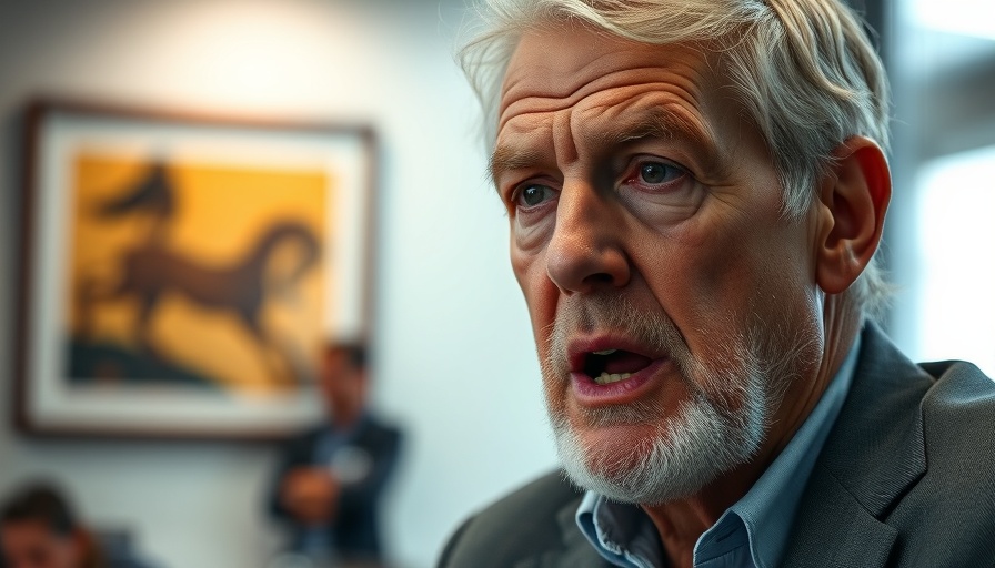 Older man discussing Trump's control over federal staffing cuts