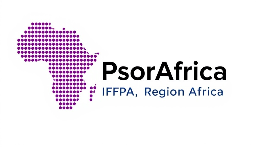 PsorAfrica logo with a dotted African map and text.