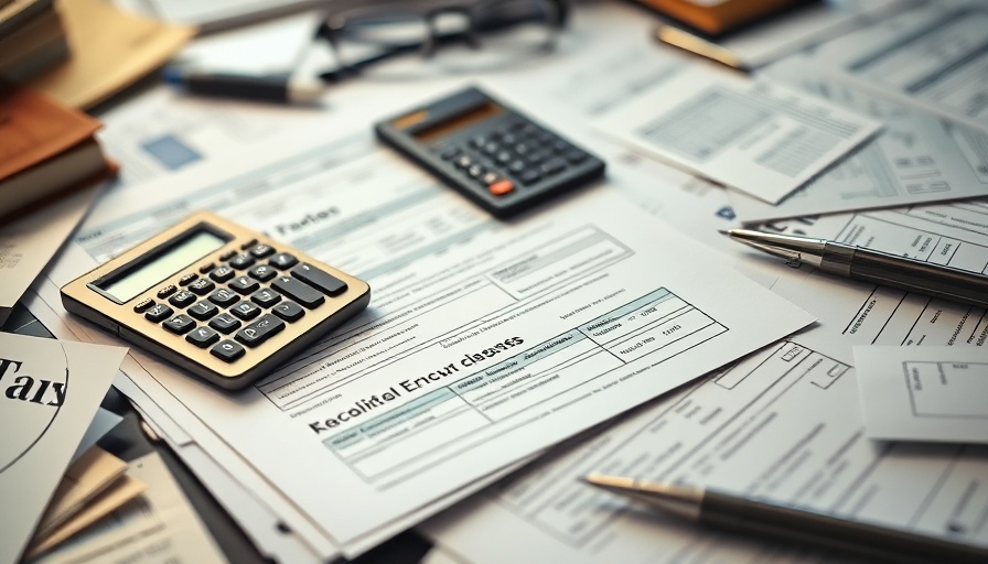 Financial documents and calculator related to South African politics.
