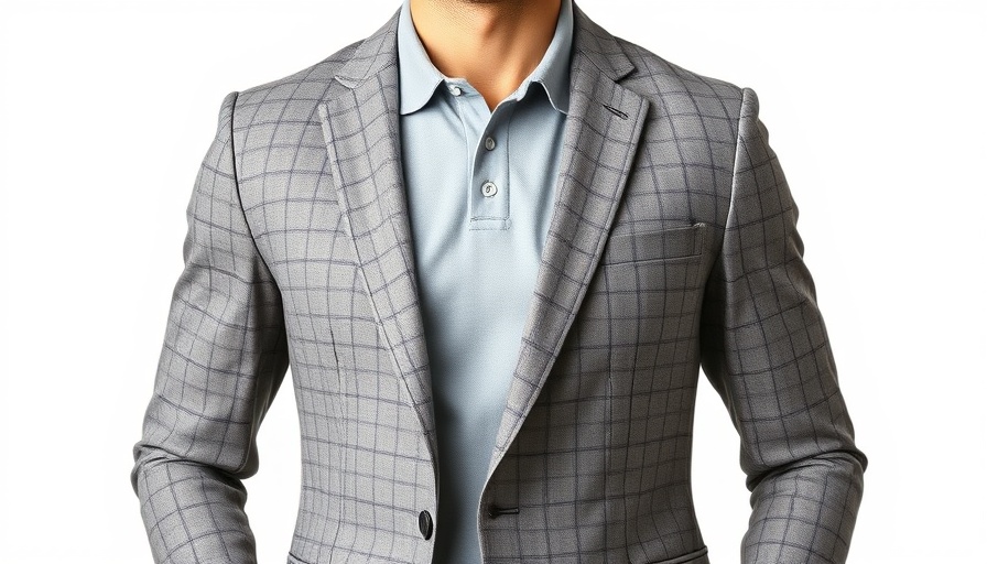 Smart-casual blazer showcasing best style deals for men.