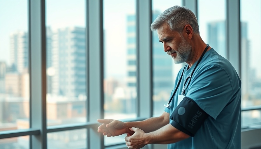 Paramedic checking blood pressure in Sandy Springs Community Paramedicine Program.
