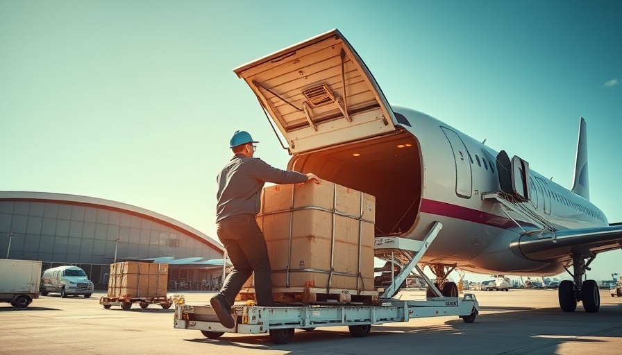 Airport scene with primal cargo loading involving repatriation of trafficked lions