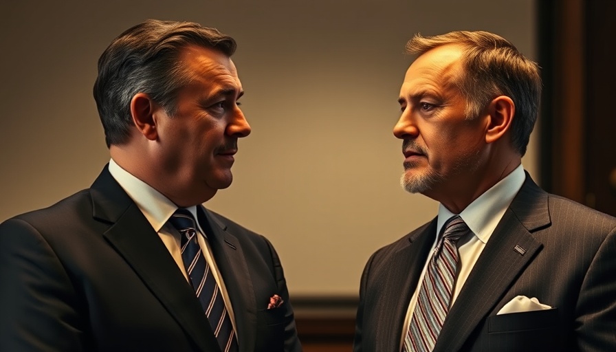 Two men in suits discuss Ivory Coast presidential elections 2025.
