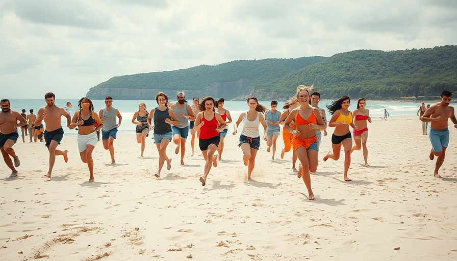 KZN South Coast beach race during Easter getaway.