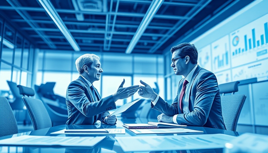 Abstract illustration of figures discussing policy in modern office, Tariff Amendments 2025.