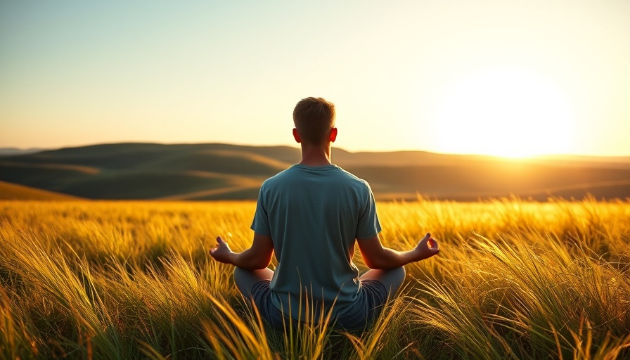 Person meditating in nature for substance abuse recovery.