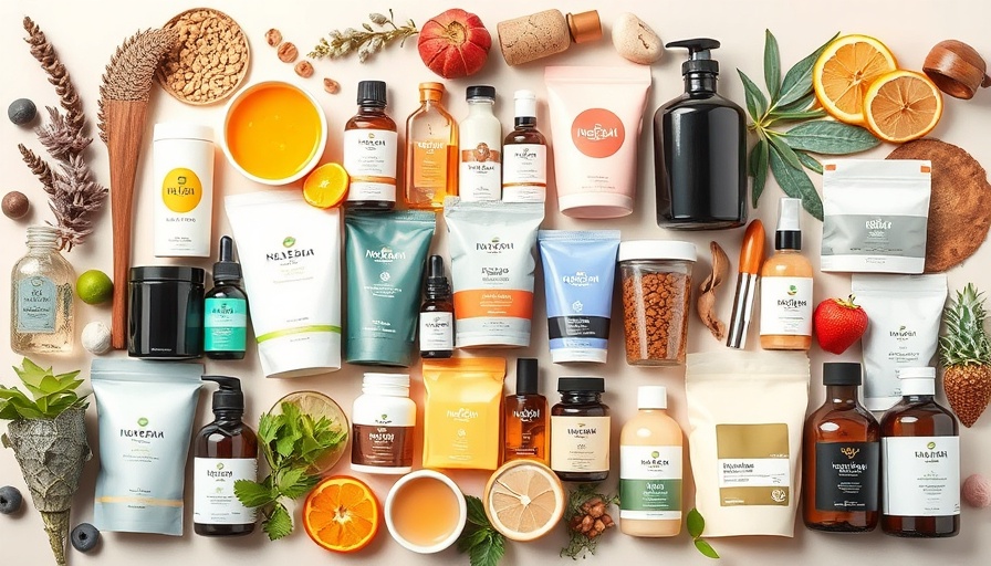 Collage of wellness and lifestyle products highlighting diverse items.