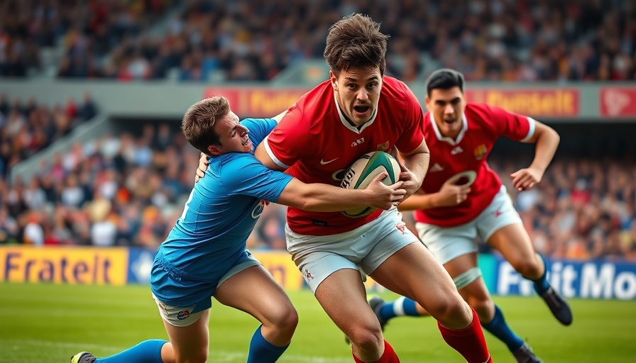 Marius Louw in action during a rugby match for Sale Sharks.