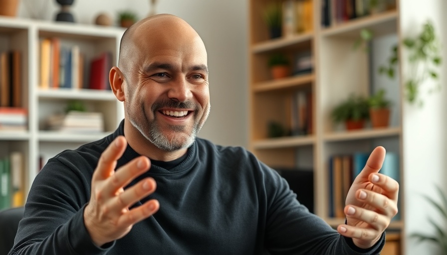 Is SEO Dead? Man discussing SEO in a home office setting.
