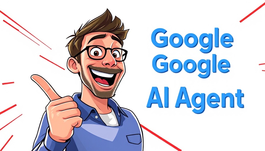 Google AI Agents Automation: Enthusiastic man highlights AI advancement.