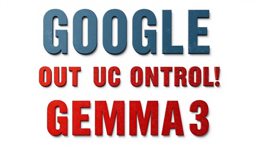 1-Click Google AI Agents concept with bold text and Gemma 3.