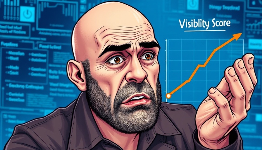 Authentic Content Creation for Google Success: Man worried about decline.