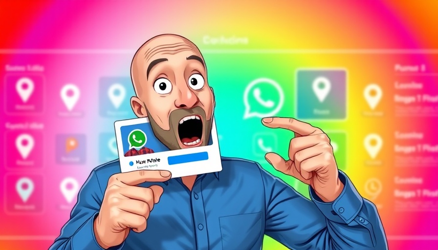 Excited man with Google Business Profile and WhatsApp update