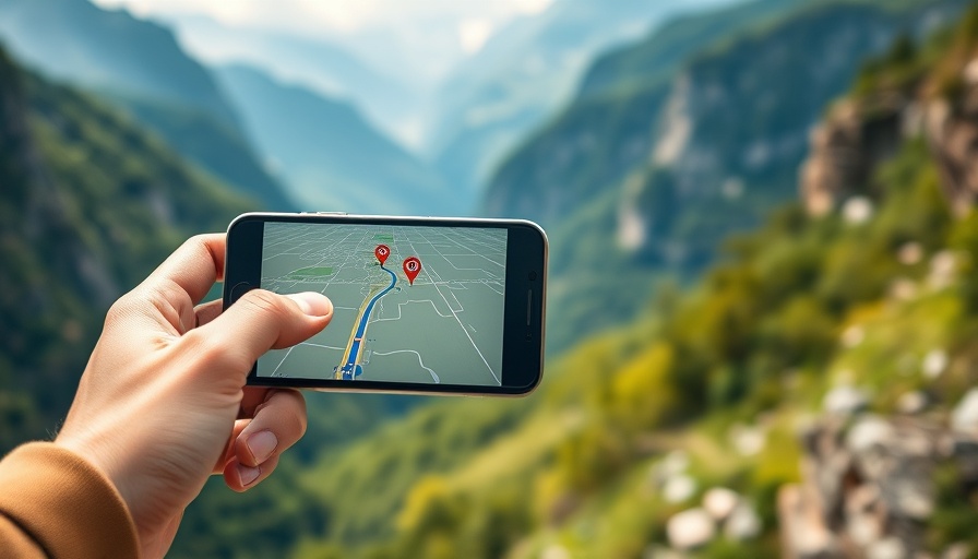 Smartphone with GPS markers for smart use of GPS for travel safety.