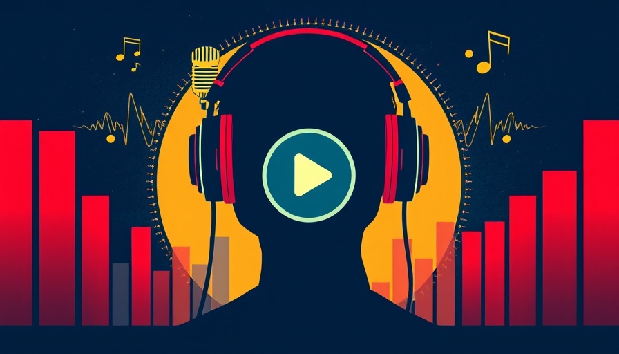 Understanding Food Additives and Vaccines podcast illustration with retro design elements.