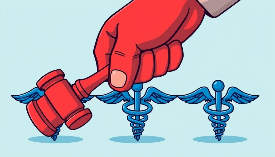 Cartoon illustration of grant cancellations affecting wellness.