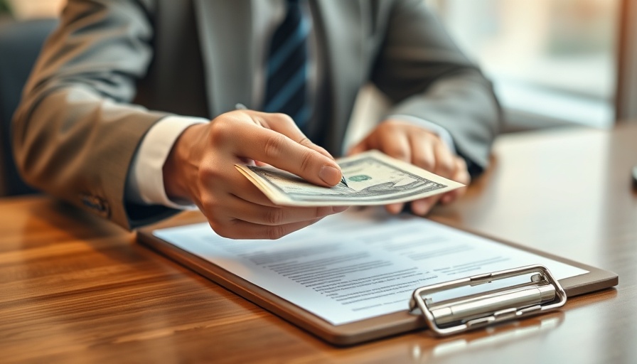 Comparing secured vs unsecured loans with money and contract signing.