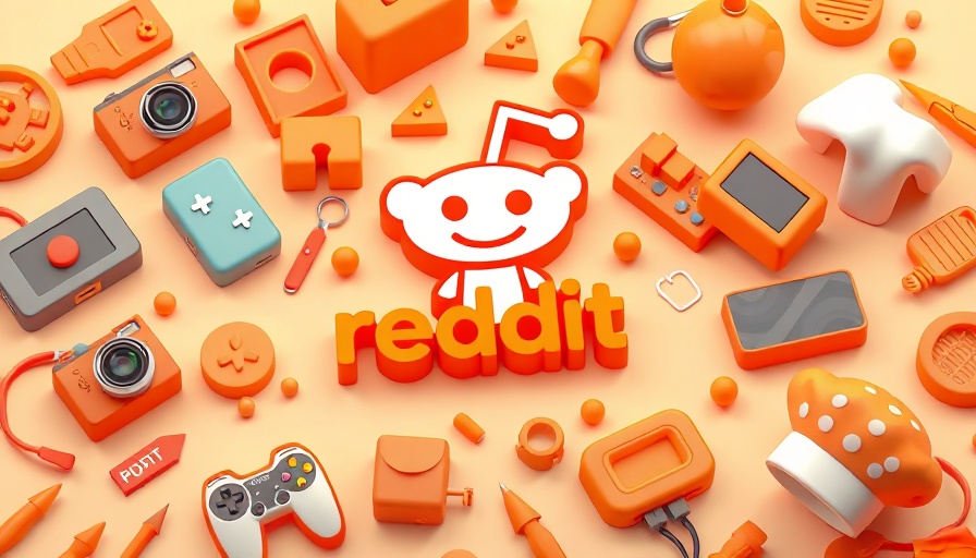 SEO updates in 2025 with Reddit logo and playful 3D icons.