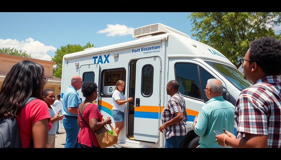 Eastern Cape Mobile Tax Unit assisting local community members.