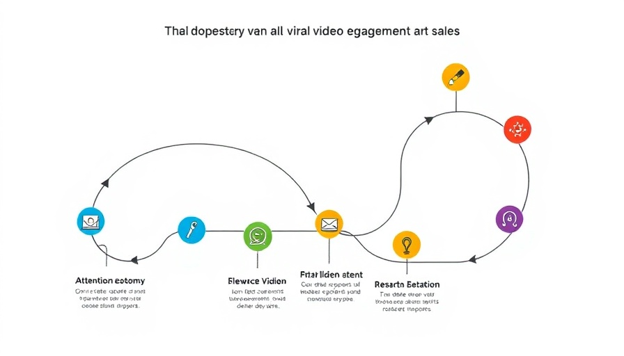 Minimalistic infographic on attention economy revenue insights with icons.