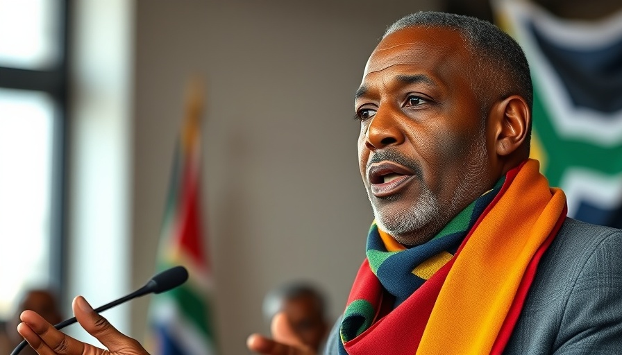 Diplomat speaking on South Africa's diplomatic relations with the US.